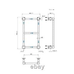Victorian Designer Bathroom Heated Towel Rail Rads 3 Column Style Radiator