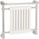 Victorian Heated Towel Rail, 8-section Low Carbon Steel Radiator, White, 686x675