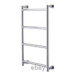 Vogue Polished Chrome Heated Towel Rail 870mm H x 495mm W