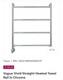 Vogue Vivid Straight Heated Towel Rail Chrome