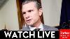 Watch Live Pete Hegseth Confirmation Hearing In Senate Armed Services Committee