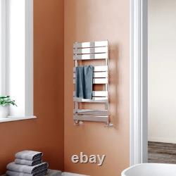 Waterline Flat Panel Heated Towel Rail Vanto Chrome 1200 x 600mm