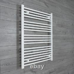 White Heated Towel Rail 800mm All Sizes Ladder Central Heating UK