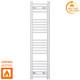White Heated Towel Rail Radiator 300mm Wide Straight Bathroom/toilet/caravan