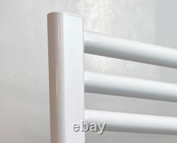 York White Electric WiFi Controlled Flat Heated Towel Rails