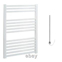 Barre chauffante pour serviettes électrique droite blanche Bray radiateur de salle de bain