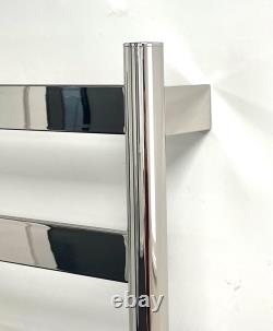 Barre chauffante pour serviettes en acier inoxydable Fala Dry de 700 mm de hauteur