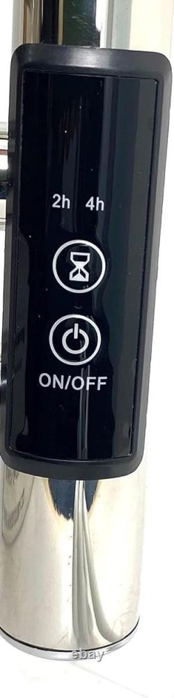 Barre chauffante pour serviettes en acier inoxydable Fala Dry de 700 mm de hauteur