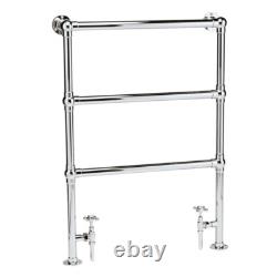 Barre de Serviette Chauffante Traditionnelle Hudson Reed Countess 966 x 673 mm Chrome Poli