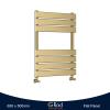 Barre De Serviette En Laiton Brossé Chauffante Échelle Radiateur De Salle De Bain G-rad Toutes Tailles