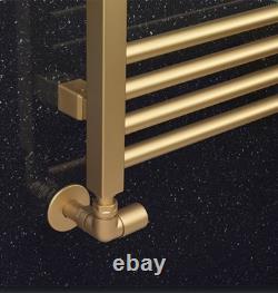 Barre de serviette chauffante Crosswater MPRO 480 x 1140 mm effet laiton brossé doré