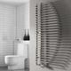 Barre De Serviette Chauffante Reina Nola Designer 1400 Mm H X 600 Mm L Chrome