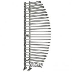Barre de serviette chauffante Reina Nola Designer 1400 mm H x 600 mm L Chrome
