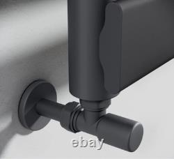 Barre de serviette chauffante à panneau plat 1600mm x 600mm en gris anthracite