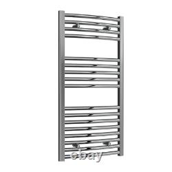 Barre de serviette chauffante courbée Reina Diva 1000 mm H x 500 mm L Chrome