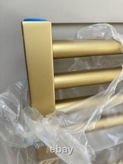 Barre de serviette chauffante en laiton brossé Crosswater MPRO 1380x480