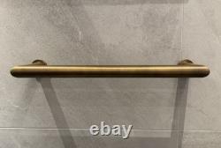 Barre porte-serviettes chauffante électrique TURA en bronze léger Sterlingham NOUVEAU