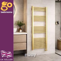 Barre porte-serviettes chauffante électrique intelligente dorée 1200 x 500 mm 300 W pour salle de bain