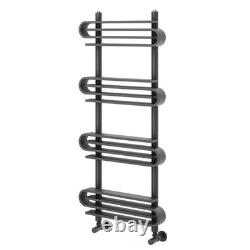 Barre porte-serviettes radiateur chauffant anthracite (H)1100 mm (L)500 mm radiateur design pour salle de bains