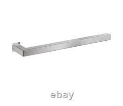 Barre sèche-serviettes chauffante simple carrée ThermoSphere Diamond, finition polie, 12 V, 500 mm