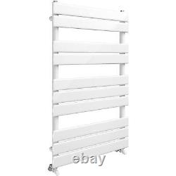 Étagère de serviette Radiateur Échelle Chauffante Plate de 1000mm Blanc avec Défauts en Liquidation