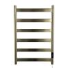 Fala Radiateur De Serviettes Électrique Plat En Laiton Brossé 700mm H Chauffage De Salle De Bain