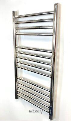 Manissa Siena 500w x 720h Miroir de radiateur de serviettes électrique en acier inoxydable