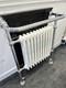 Nouveau Porte-serviettes Chauffant Heritage Clifton Victorien Chrom&eacute; Blanc Radiateur Ppr 749 &pound;