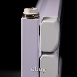 Porte-serviettes en aluminium. Compatible avec une pompe à chaleur. Économe en énergie. Blanc