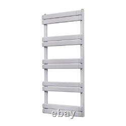 Porte-serviettes en aluminium. Compatible avec une pompe à chaleur. Économe en énergie. Blanc