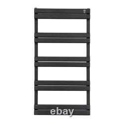 Porte-serviettes en aluminium. Compatible avec une pompe à chaleur. Économe en énergie. Noir