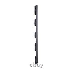 Porte-serviettes en aluminium. Compatible avec une pompe à chaleur. Économe en énergie. Noir