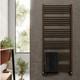 Radiateur S&Egrave;che-serviettes Chauffant Terma Fiona Brun Anodis&eacute; 1380h X 600l Mm