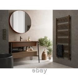 RADIATEUR SÈCHE-SERVIETTES CHAUFFANT TERMA Fiona Brun Anodisé 1380h x 600l mm