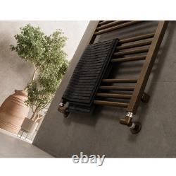 RADIATEUR SÈCHE-SERVIETTES CHAUFFANT TERMA Fiona Brun Anodisé 1380h x 600l mm