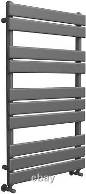 Radiateur Échelle Chauffant Serviette Designer Salle de Bain Plat Gris 1000mm Radisseur