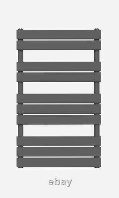Radiateur Échelle Chauffant Serviette Designer Salle de Bain Plat Gris 1000mm Radisseur