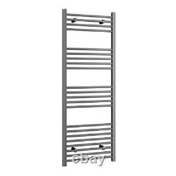 Radiateur Échelle Chauffant Serviette de Salle de Bain Droite Grise 1600 x 600 Rad Chauffant