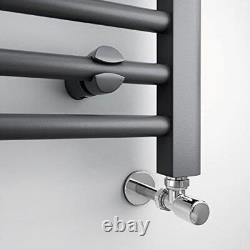 Radiateur Échelle Chauffant Serviette de Salle de Bain Droite Grise 1600 x 600 Rad Chauffant
