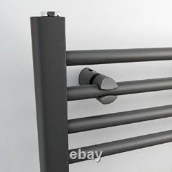 Radiateur Échelle Chauffant Serviette de Salle de Bain Droite Grise 1600 x 600 Rad Chauffant