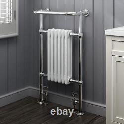 Radiateur Porte-serviette Traditionnel Chauffant Designer 6 Colonnes pour Salle de Bain