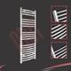 Radiateur Sèche-serviettes Chauffant Chromé CourbÉ 400mm(l) X 1000mm(h) 1422 Btus