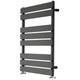 Radiateur Sèche-serviettes Chauffant De Salle De Bain Panneau Plat Anthracite 800x600mm