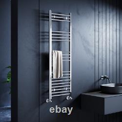 Radiateur Sèche-serviettes Salle de Bain Chrome Droit Échauffeur Échelle 1500x500mm