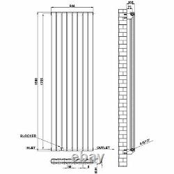 Radiateur à panneau plat à colonne ovale - Design horizontal vertical pour chauffage central