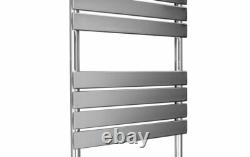 Radiateur à serviettes chauffant à panneau plat minimaliste 1600x600mm Chrome