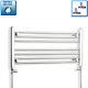 Radiateur à Serviettes Chauffant Chromé 400 X 800 Mm Pour Chauffage Central, Plat Et Droit