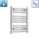 Radiateur à Serviettes Chauffant Chrome 600 X 450 Mm Pour Chauffage Central Plat Et Courbé