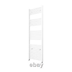 Radiateur à serviettes chauffant droit anthracite pour salle de bain échelle