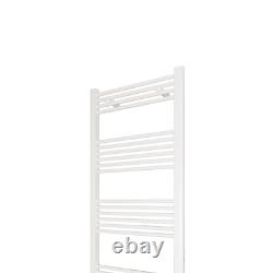 Radiateur à serviettes chauffant droit blanc design échelle de salle de bain
